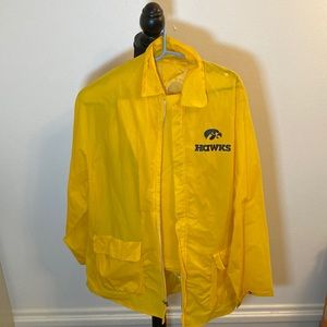Vintage Iowa Hawkeyes Rain Coat and pants Sz. Medium
